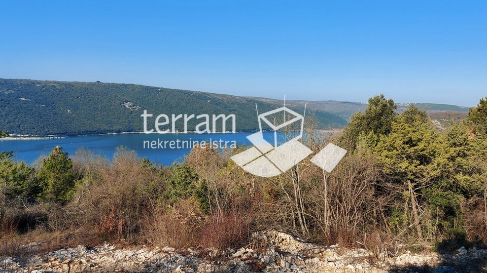 Istria, Labin, Trget building plot 1620m2 with direct sea view for sale