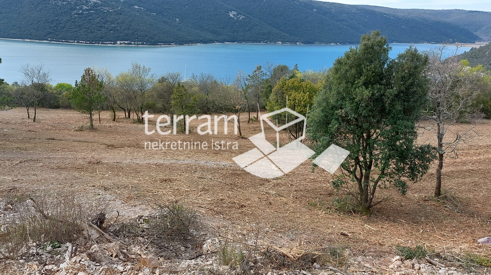 Istria, Labin, Trget building plot 1620m2 with direct sea view for sale