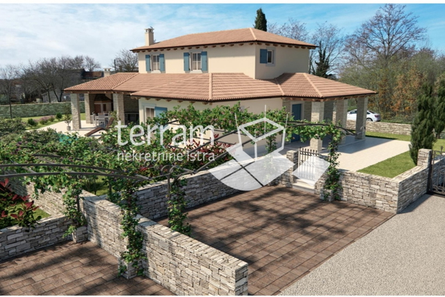 Istrien, Žminj, Villa 166m2 mit Pool und Garten 774m2