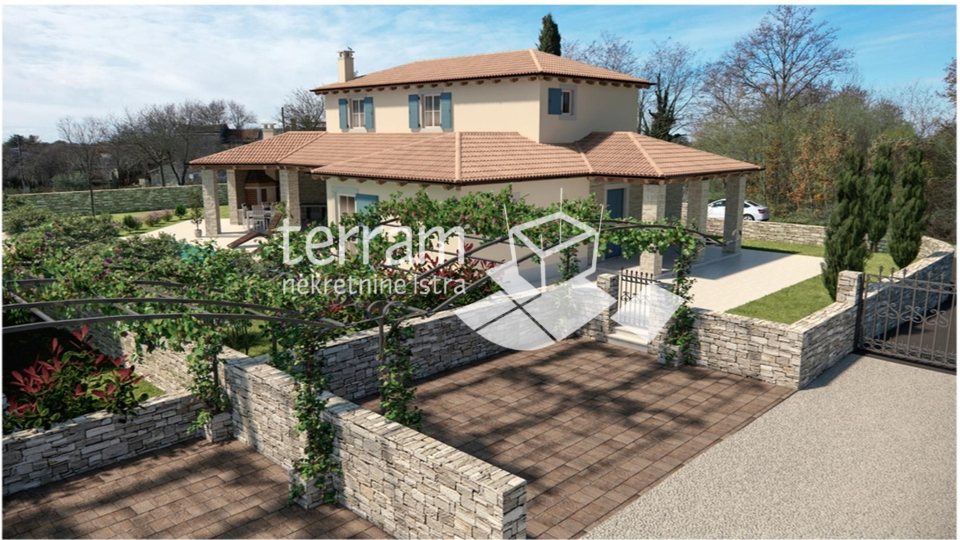 Istrien, Žminj, Villa 166m2 mit Pool und Garten 774m2