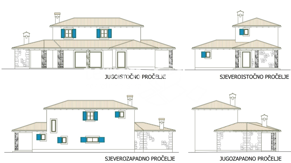 Istrien, Žminj, Villa 166m2 mit Pool und Garten 774m2