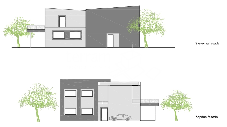 Istrien, Pula, Loborika, Haus 210m2 im Bau auf einem Grundstück von 800m2 zu verkaufen