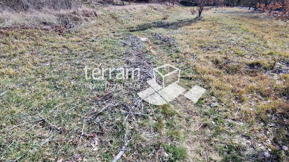 Istria, Tinjan, building plot 1095m2 with building permit for a house with a swimming pool for sale