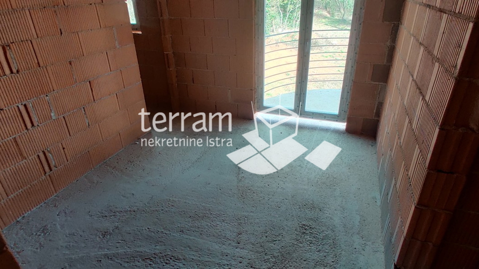 Istria, Barban, detached house under construction 163.81 m2 with swimming pool, for sale