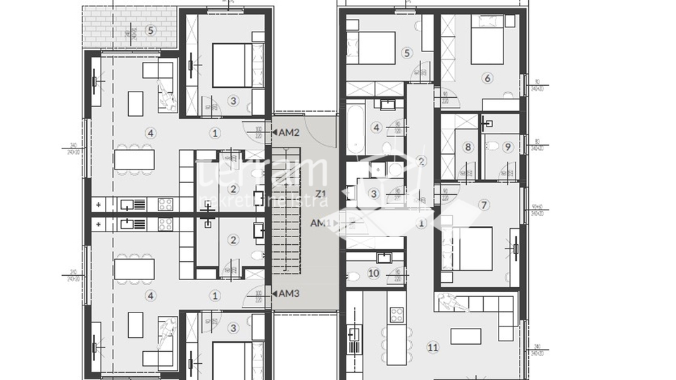 Istria, Medulin, Banjole, surroundings, apartment with garden, 62.33 m2, 1 bedroom + living room, parking!! #sale