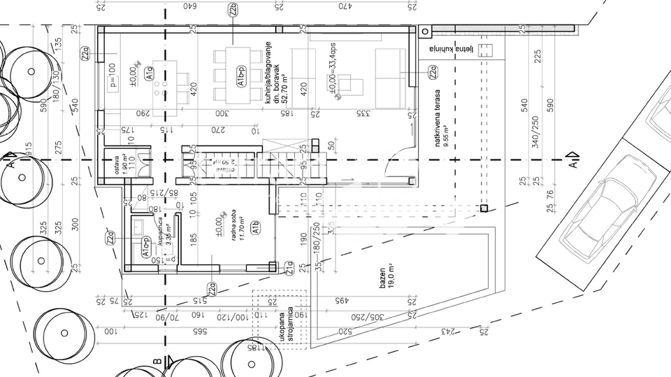 Istra, Pula, Veli vrh, kuća 175m2, 4SS+DB, bazen, parking, NOVO!! #prodaja