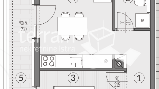 Istria&comma; Pula&comma; surroundings&comma; apartment 48&period;51m2&comma; second floor&comma; 1 bedroom &plus; living room&comma; two parking spaces&comma; NEW&excl;&excl; &num;sale