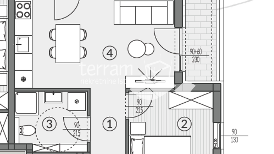 Wohnung, 53 m2, Verkauf, Pula - Šikići