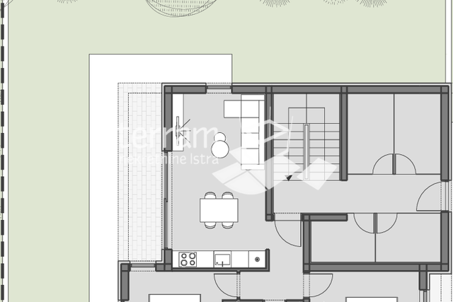 Istria, Pula, Valdebek, ground floor 71.76m2, 2 bedrooms + living room, garden 100m2, storage room, parking, NEW, #for sale