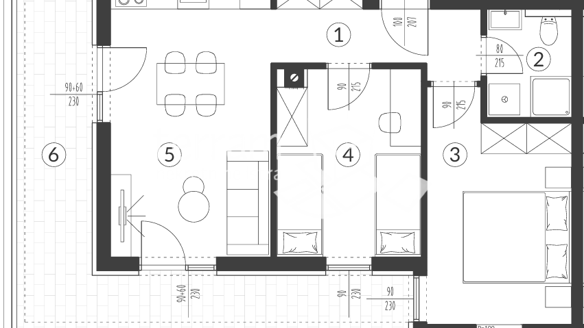 Istria&comma; Pula&comma; surroundings&comma; ground floor apartment 62&period;38m2&comma; 2 bedrooms &plus; living room&comma; garden&comma; parking&comma; NEW&excl;&excl; &num;sale