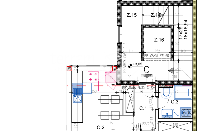 Istria, Pula, Veli Vrh, apartment 44.76m2, first floor, 1 bedroom + living room with dining area, garage, NEW, #for sale