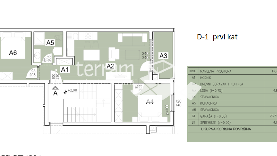 Apartment&comma; 75 m2&comma; For Sale&comma; Pula - &Scaron;ijana