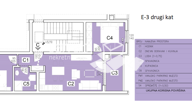 Istria&comma; Pula&comma; &Scaron;ijana&comma; apartment 64&period;92 m2&comma; 2 bedrooms &plus; living room&comma; second floor&comma; 2 x parking space &num;sale
