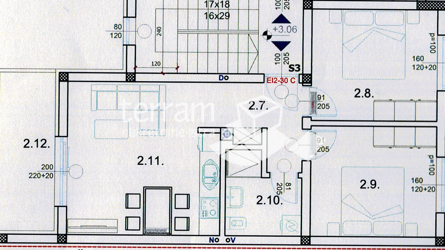 Istra&comma; Pula&comma; Valdebek&comma; apartment 58m2&comma; first floor&comma; 2 rooms &plus; dining room&comma; NEW&comma; &num;sale