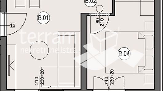 Istria&comma; Pula&comma; Busoler&comma; apartment 50 m2&comma; first floor&comma; 1 bedroom &plus; living room&comma; &num;for sale