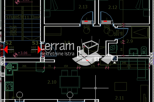 Istria, Štinjan, apartment 74.88m2, 2 bedrooms, 1st floor, parking, NEW!!! Sale