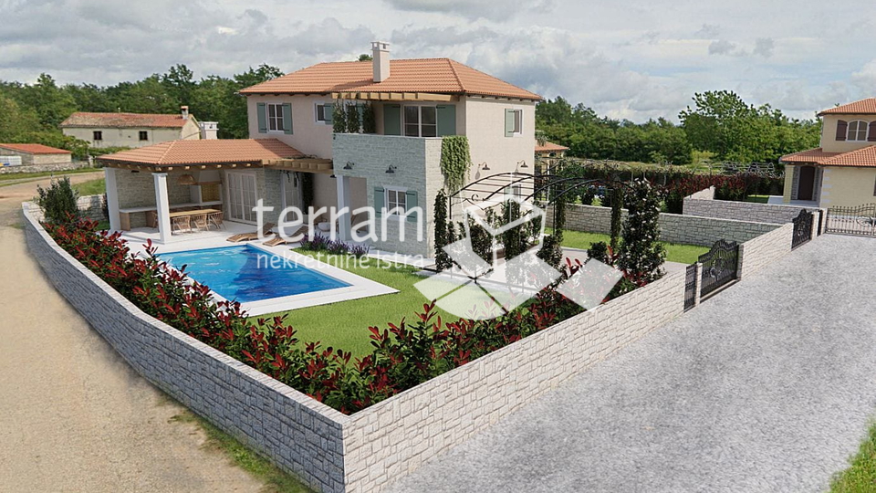 Istra&comma; &Zcaron;minj&comma; Ku&cacute;a 141m2 s bazenom&comma; oku&cacute;nica 582m2&comma; NOVO&comma; &num;prodaja