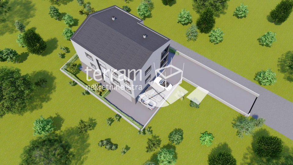 Istra, Pula, Kaštanjer, građevinsko zemljište 658m2, idejni projekat za 4 stana, #prodaja