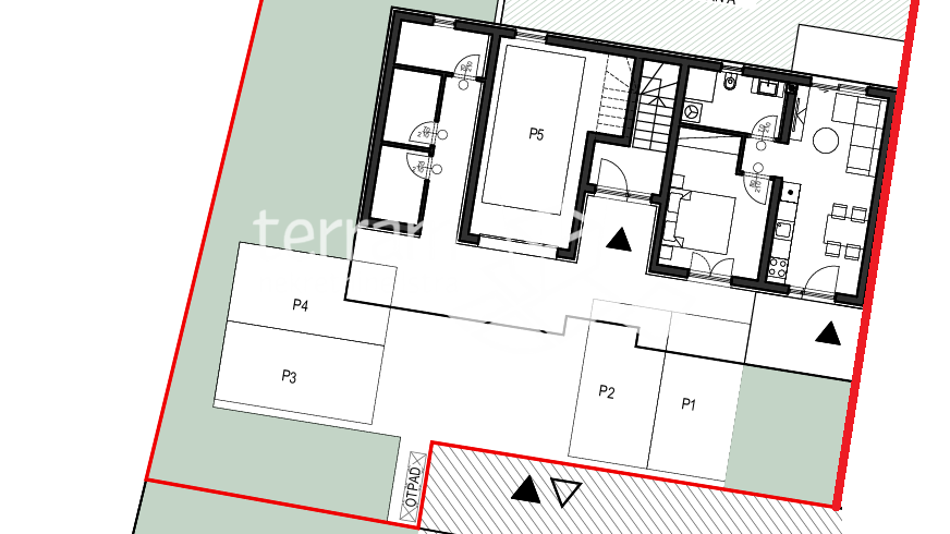 Istria&comma; Pula&comma; Busoler&comma; apartment 52&period;20m2&comma; 1 bedroom &plus; living room&comma; garden 46m2&comma; &num;for sale