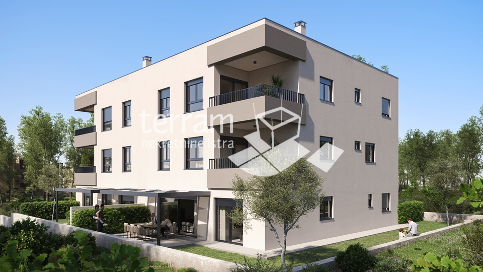 Istria&comma; Pula&comma; Veli Vrh&comma; apartment 44&period;76m2&comma; first floor&comma; 1 bedroom &plus; living room with dining area&comma; garage&comma; NEW&comma; &num;for sale