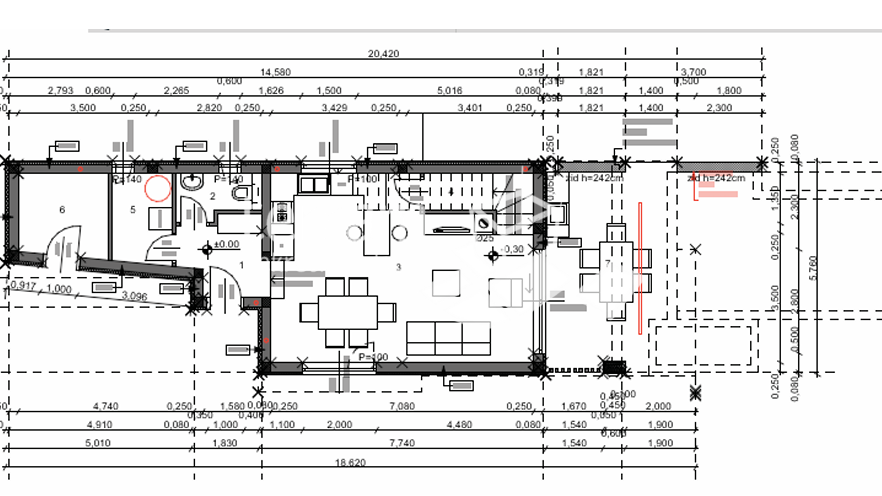 Istra, Ližnjan, kuća 105,30m2, bazen, okućnica 495m2, pogled na more, #prodaja