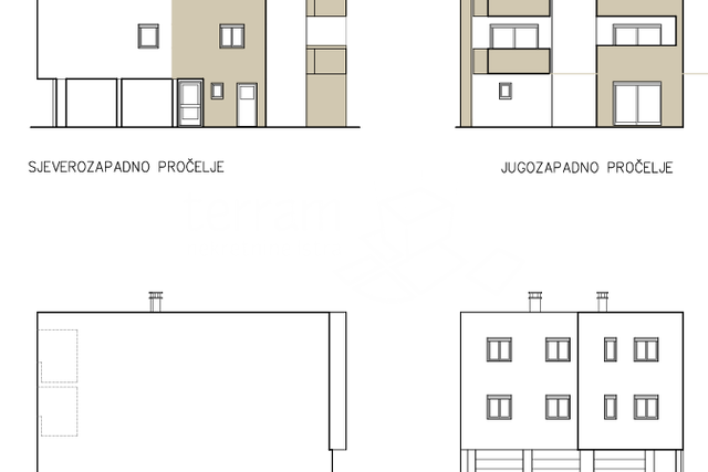 Istra, Pula, Valdebek, stan 66,05m2, 2SS+DB, prvi kat, garaža, NOVO, #prodaja