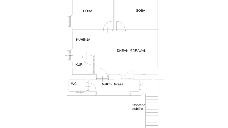 Istra&comma; Pula&comma; Centar&comma; stan I&period; kat 51&comma;05m2&comma; 2SS&plus;DB&comma; &num;prodaja