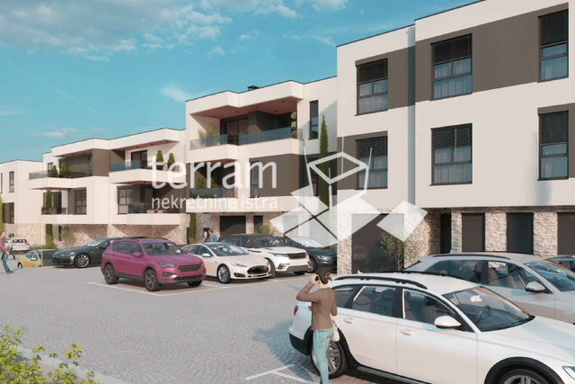 Istra, Pula, Kaštanjer, stan prizemlje 58,25m2, 2SS+DB, vrt 75m2,  NOVO, #prodaja