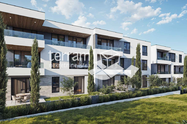 Istra, Pula, Kaštanjer, stan prizemlje 77,42m2, 2SS+DB, vrt 100m2, 2 parkirna mjesta, NOVO, #prodaja