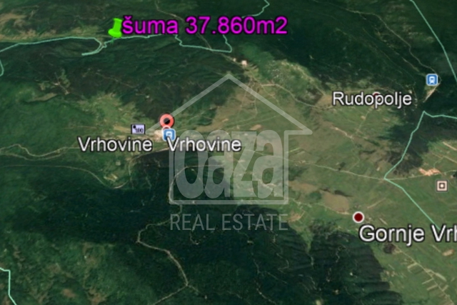 Land, 37860 m2, For Sale, Otočac