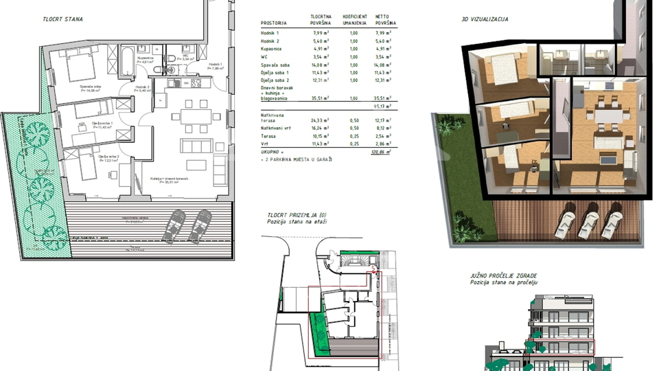 Wohnung, 120 m2, Verkauf, Rijeka - Pećine