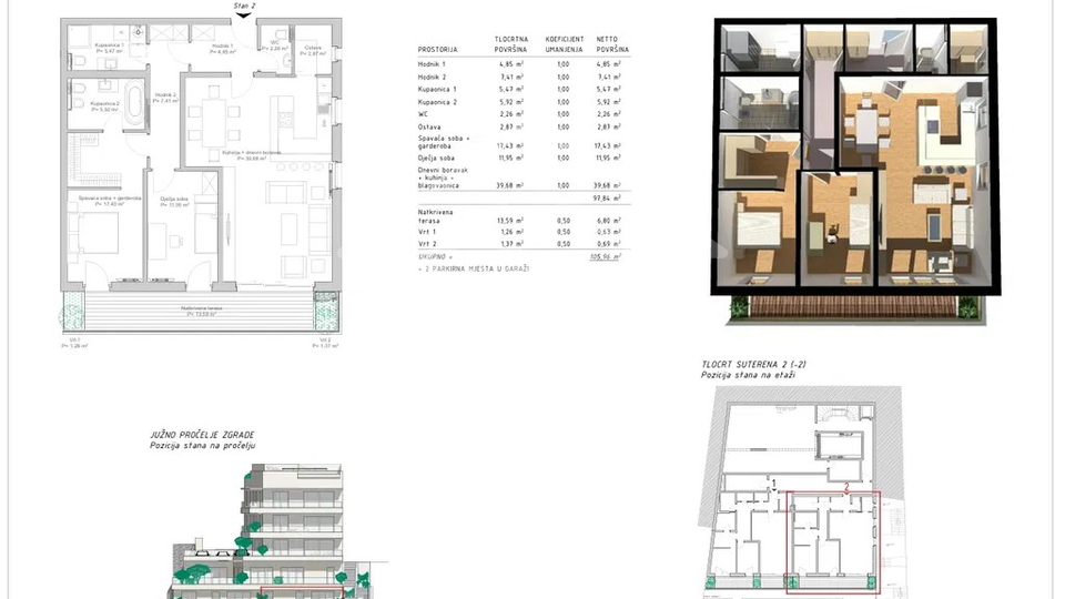 Wohnung&comma; 105 m2&comma; Verkauf&comma; Rijeka - Pe&cacute;ine