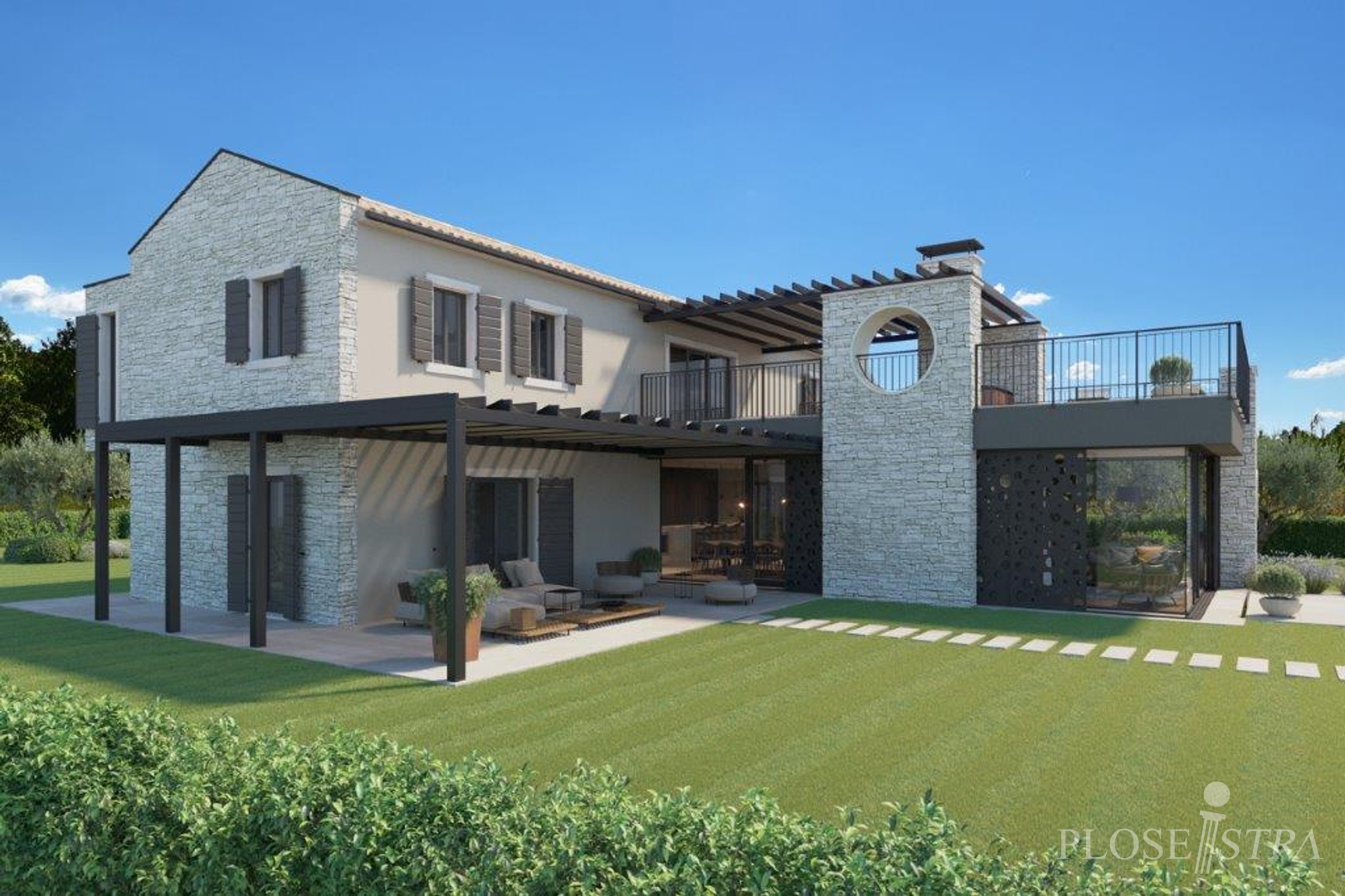 SCHÖNE FAMILIENVILLA MIT MEERBLICK! IN ENTWICKLUNG!