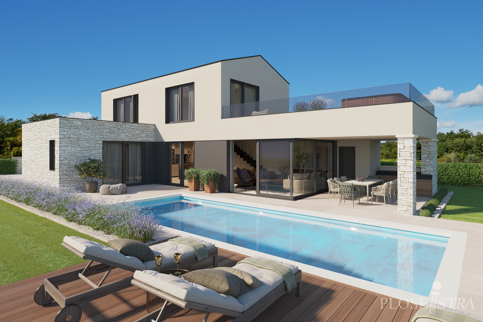 HIGH QUALITY MODERN VILLA WITH POOL IN A QUIET ENVIRONMENT!