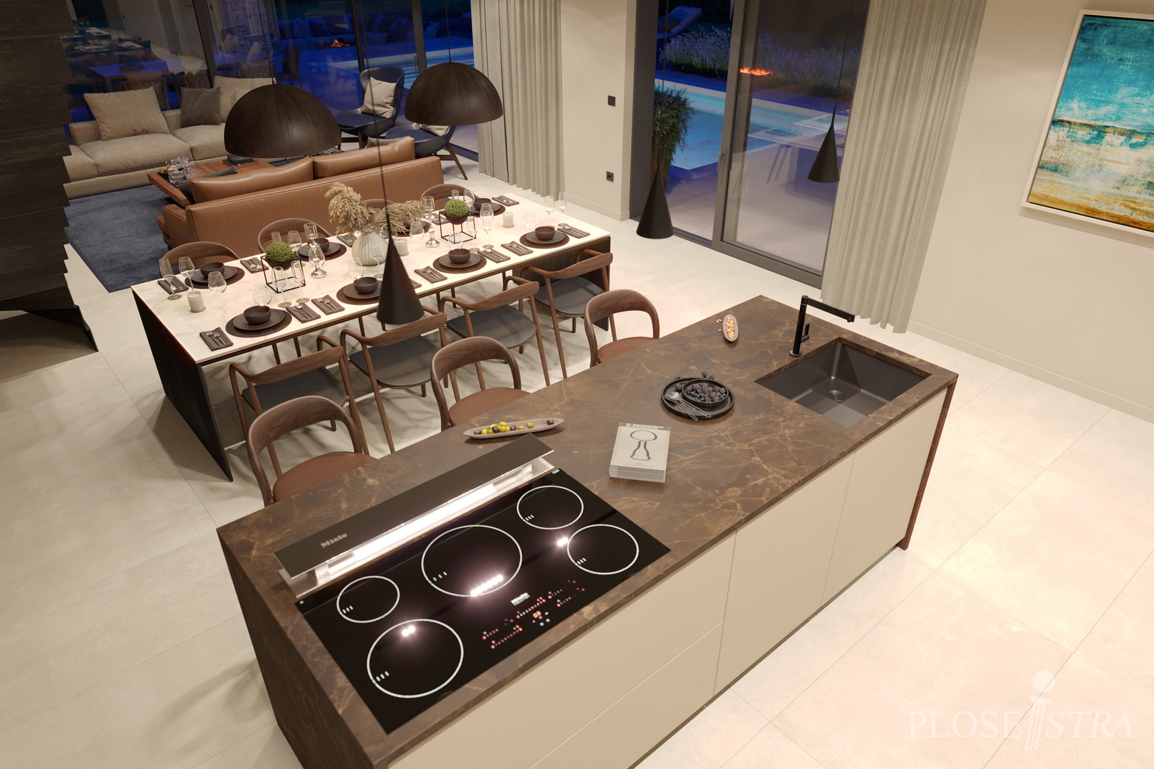 HIGH QUALITY MODERN VILLA WITH POOL IN A QUIET ENVIRONMENT!