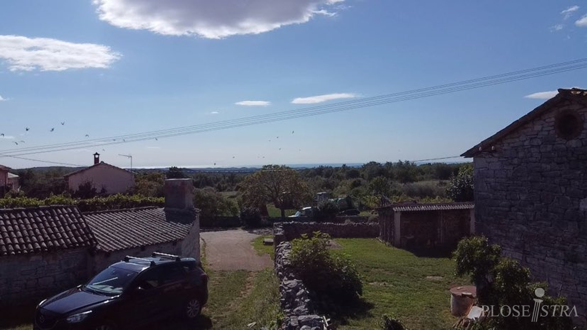 POREČ; VIŠNJAN, STONE HOUSE WITH BEAUTIFUL SEA VIEW; FOR SALE!