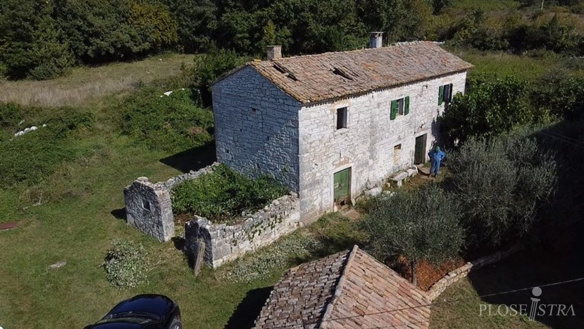 POREČ; VIŠNJAN, STONE HOUSE WITH BEAUTIFUL SEA VIEW; FOR SALE!