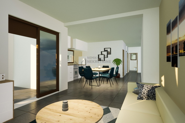 VODICE, NOVOGRADNJA , STAN SA OTVORENIM POGLEDOM