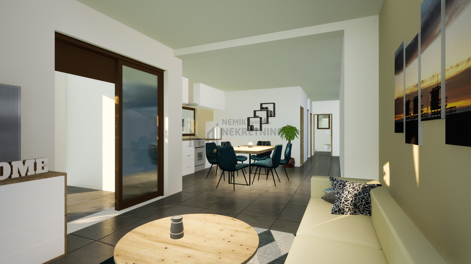 VODICE&comma; NOVOGRADNJA &comma; STAN SA OTVORENIM POGLEDOM