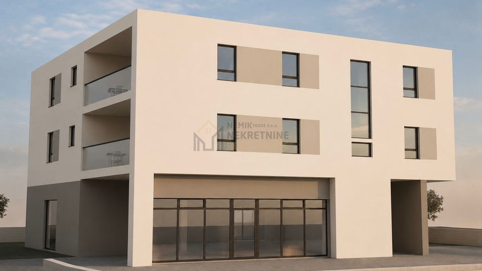 VODICE&comma; NOVOGRADNJA&comma; JEDNOSOBAN STAN NA 1&period; KATU