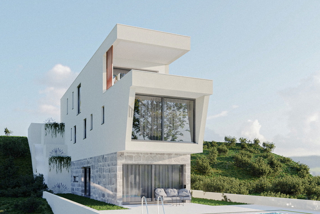 RASLINA, MODERN VILLA WITH SWIMMING POOL, NEWLY BUILT