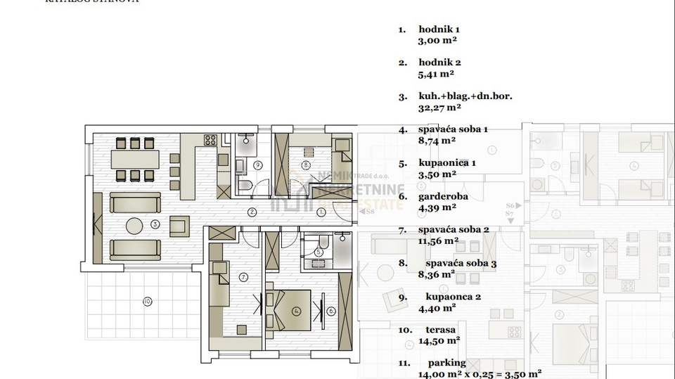 Apartment, 99 m2, For Sale, Vodice