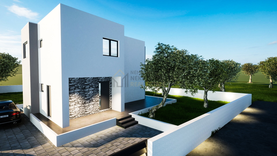 NEW BUILDING, VODICE, VILLA WITH SWIMMING POOL