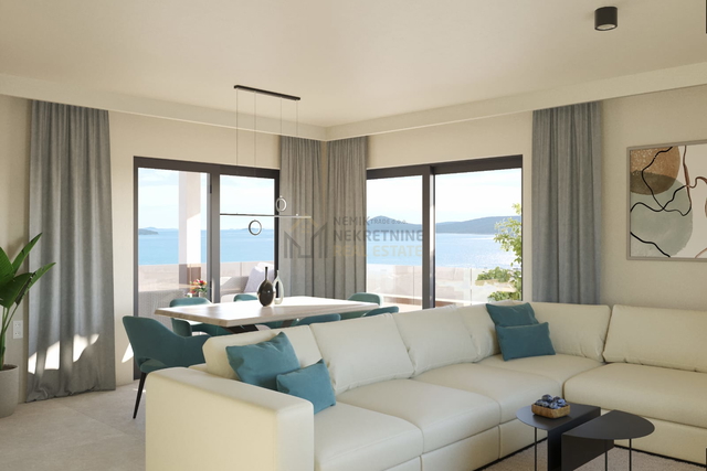 Vodice, new apartments with a view, 300 m from the sea