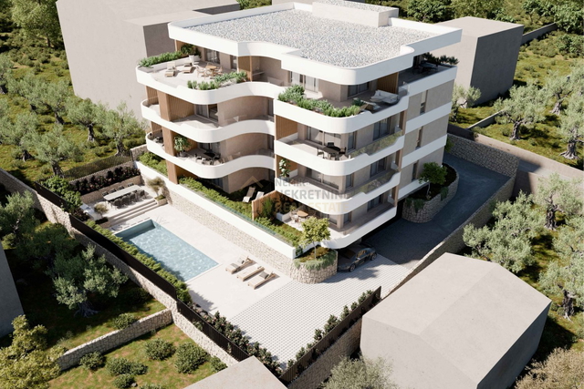 PRIMOŠTEN, FLAT ON THE GROUND FLOOR OF A LUXURIOUS NEW BUILDING WITH GARDEN - S-2, 2S+ LIVING ROOM