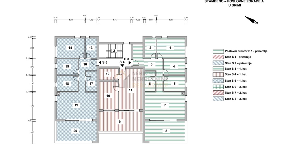 SRIMA-VODICE&comma; TROSOBAN STAN NA PRVOM KATU