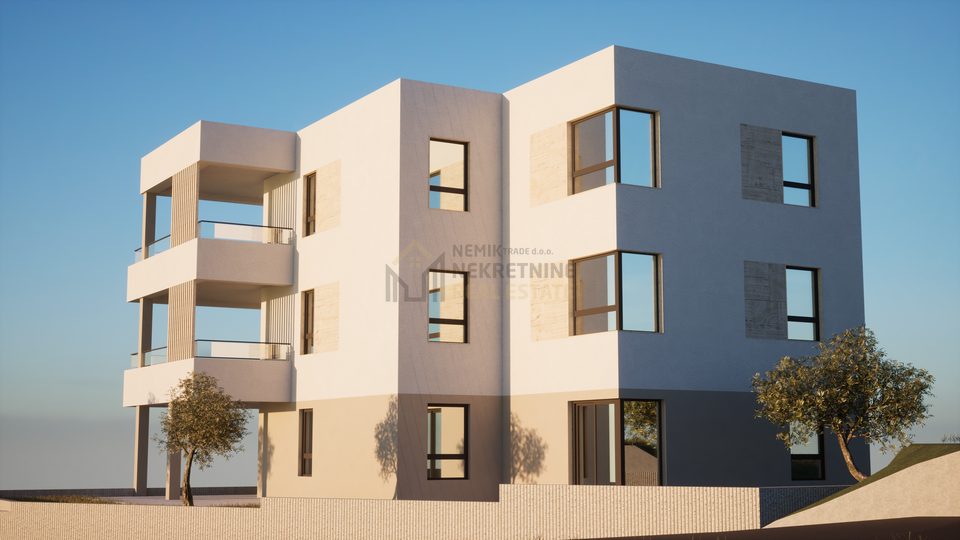 VODICE&comma; PRODAJA&comma; NOVOGRADNJA&comma; POSLJEDNJI STAN NA 2&period; KATU SA OTVORENIM POGLEDOM