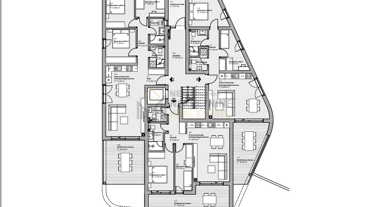 VODICE, STAN U PRIZEMLJU 50 M OD MORA, NOVOGRADNJA