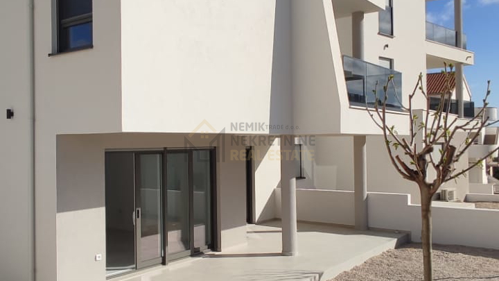 VODICE, NEW BUILDING, TWO-ROOM APARTMENT ON THE GROUNDFLOOR