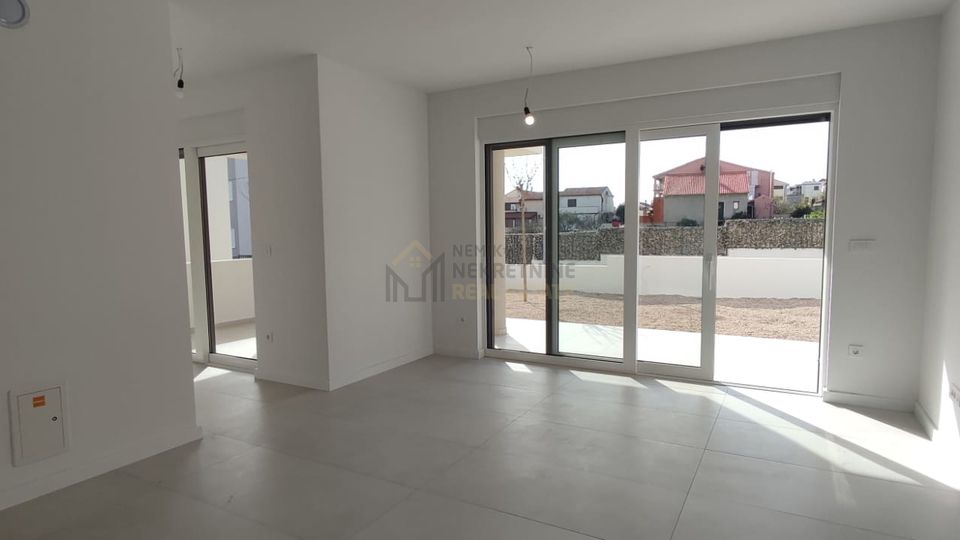 VODICE, NEW BUILDING, TWO-ROOM APARTMENT ON THE GROUNDFLOOR